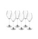 6 Calici Flute Bollicine Set Servizio Bicchieri Degustazione Vetro Vino Bianco