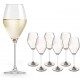 6 Calici Flute Bollicine Set Servizio Bicchieri Degustazione Vetro Vino Bianco