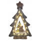 Albero Paesaggio Statua Decorazione Natalizia LUX 40 cm Addobbo LED