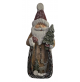 Babbo Natale OLAF con Albero Statua Decorazione Natalizia 46 cm Addobbo LED