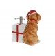 Base per Albero di Natale con Pacchi Regalo Cane Decorazione Natalizia Copribase