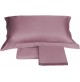 COMPLETO LETTO LENZUOLA MATRIMONIALE 2 PIAZZE FAZZINI TRECENTO ROSA