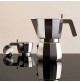 Caffettiera Espresso Alessi DC06/9 FM Moka in Alluminio 9 Tazze - INDUZIONE