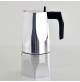 Caffettiera Espresso Moka 6 Tazze ALESSI MT18/6 Ossidiana in Alluminio - Caffè