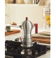 Caffettiera Espresso Moka Caffé 3 Tazze Alessi Pulcina MDL02/3RFM Alluminio