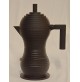 Caffettiera Espresso Moka Caffé 6 Tazze Alessi Pulcina MDL02/3 BB Nero