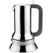 Caffettiera Moka Caffé Espresso Alessi 9090/1 1 Tazza Design Acciaio Inox 18/10