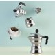 Caffettiera Moka Espresso Alessi AAM33/3 in Fusione di Alluminio 3 Tazze - Caffè