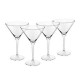 Calici Martini Cocktail Servizio 4 Bicchieri Royal Leerdam per 4 Persone