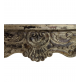 Caminetto Camino Cornice Decorativa Copri in Legno Anticato 145 cm Mensola