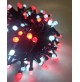 Catena Luci di Natale 180 LED Interno Esterno Giochi di Luce fredda Bianco Rosso