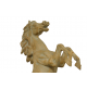 Cavallo Statua Scultura Zaccagnini Ceramica Anticata Soprammobile Arte Moderna