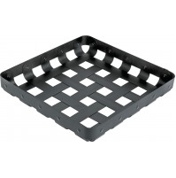 Contenitore Multiuso EA06 B Nero CRISSCROSS ALESSI in Acciaio Inox