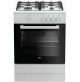 Cucina Fornello Piano Cottura 4 Fuochi Beko 60 x 60 cm con Forno a Gas Classe A