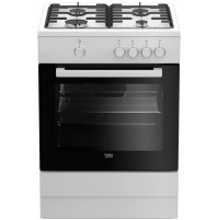 Cucina Fornello Piano Cottura 4 Fuochi Beko 60 x 60 cm con Forno a Gas Classe A