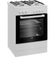 Cucina Gas Forno Elettrico Beko FSE62110DW 60x60 cm Bianca Multifunzione