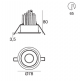 Faretto Incasso Bianco Cromato Bolt-1 LED i-LèD 94864N60 475 lumen 220v