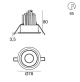 Faretto Incasso Bianco Opaco Bolt-1 LED i-LèD 94863N60 475 lumen 220v