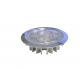 Faretto Incasso Fisso Cromo FLAT LED MIZAR 808R/23