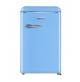 Frigo Bar Sotto Tavolo Blu Azzurro Vintage AKAI Mini Frigorifero Freezer Anni 60