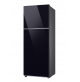 Frigorifero Frigo NERO LUCIDO A SPECCHIO Freezer Doppia Porta 140 cm Classe F