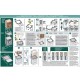 Kit Unione Bucato Meliconi TORRE GREEN L60 Set Colonna Lavatrice e Asciugatrice