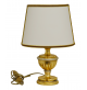 Lampada Lumetto Oro con Paralume Cono liscio - h37,7 cm