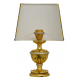 Lampada Lumetto Oro con Paralume Cono liscio - h37,7 cm