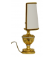 Lampada Lumetto Oro con Paralume Cono liscio - h37,7 cm