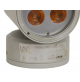 Lampada Parete da Esterno Grigia Atsia Linea Light 85386 3x1W LED Monoemissione