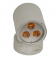 Lampada Parete da Esterno Grigia Atsia Linea Light 85386 3x1W LED Monoemissione