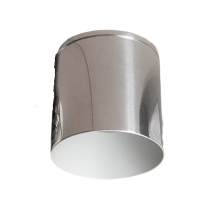 Lampada Soffitto Plafoniera Applique ICONE KONE Cilindro Cromato Bianco 7 cm