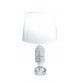 Lampada Tavolo Lumetto Coppa Cristallo Fantin Argenti 65 cm