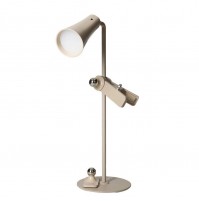 Lampada da Scrivania a LED 4 in 1 BRANDANI Magnetica con Pinza Base e Supporto