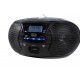 Lettore CD Radio DAB Stereo Portatile Boombox USB AUX IN Cuffia NO BLUETOOTH