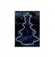 Luce Natale Albero LED Neon con 240 da Esterno 56x42,5 cm - Luce Fredda Natale