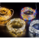 Luci Natale LED 40 MicroLED Catena da INTERNO a BATTERIA - Luce MULTICOLORE