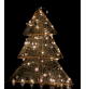 Luci Natale LED Albero di Natale ORO Decorazione 3D da interno Luce Calda 50 cm