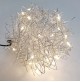 Luci Natale LED Sfera Grigia Decorazione 3D da interno 20 LED Luce Calda15 cm