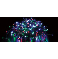 Luci Natale LED da Esterno 180 Mini Luci Multicolor + Bianco Freddo 8 Giochi