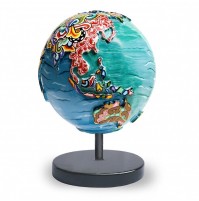 Mappamondo Globo Mappa Mondo Scultura Statua GLOBE PLANET Tom's Company 4550