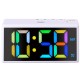 Orologio Sveglia Digitale Trevi EC 886 Bianco BIG DISPLAY Multicolor