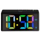 Orologio Sveglia Digitale Trevi EC 886 Nero BIG DISPLAY Multicolor