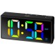 Orologio Sveglia Digitale Trevi EC 886 Nero BIG DISPLAY Multicolor