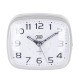 Orologio Sveglia Quarzo Trevi Bianco Sweep Silenziosa con Luce