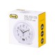 Orologio Sveglia Quarzo Trevi SL 3P27 Bianco Sweep Silenziosa Luce Led