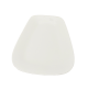 Piatto da Portata Scherzer in Porcellana Bianco Jazz White Plate 34x30 cm