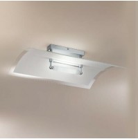 Plafoniera Linea Light Athena da soffitto 1352 - 55 x 40cm Vetro - 1xR7s 118 mm