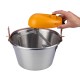 Polentina Paiolo Elettrico INDUZIONE in Acciaio Inox 28 cm Polenta Marmellate