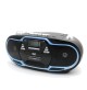 Radio Registratore Stereo Trevi USB Blu 20 Watt con Lettore CD Cassetta